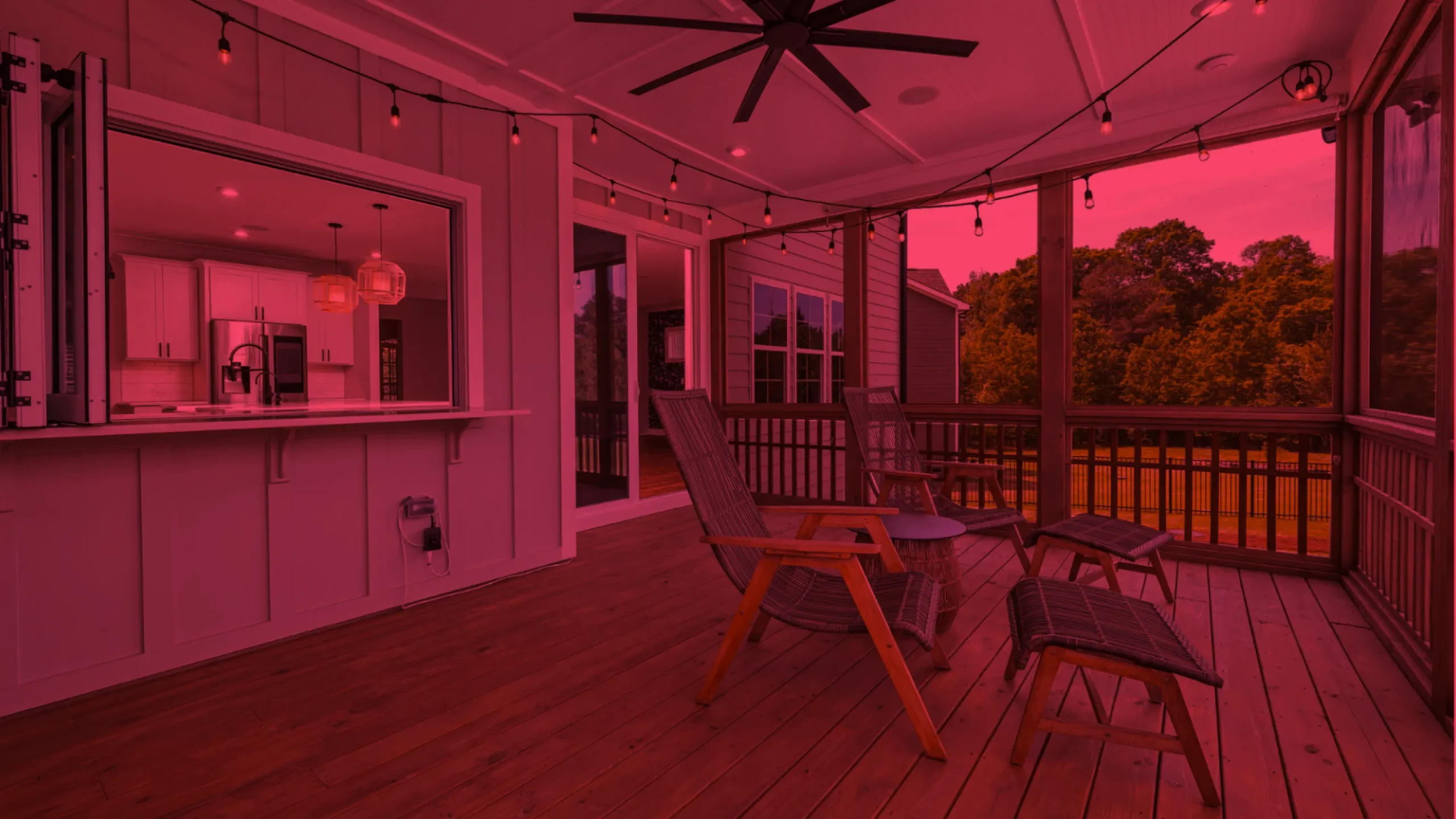 South Jersey deck with outdoor furniture
