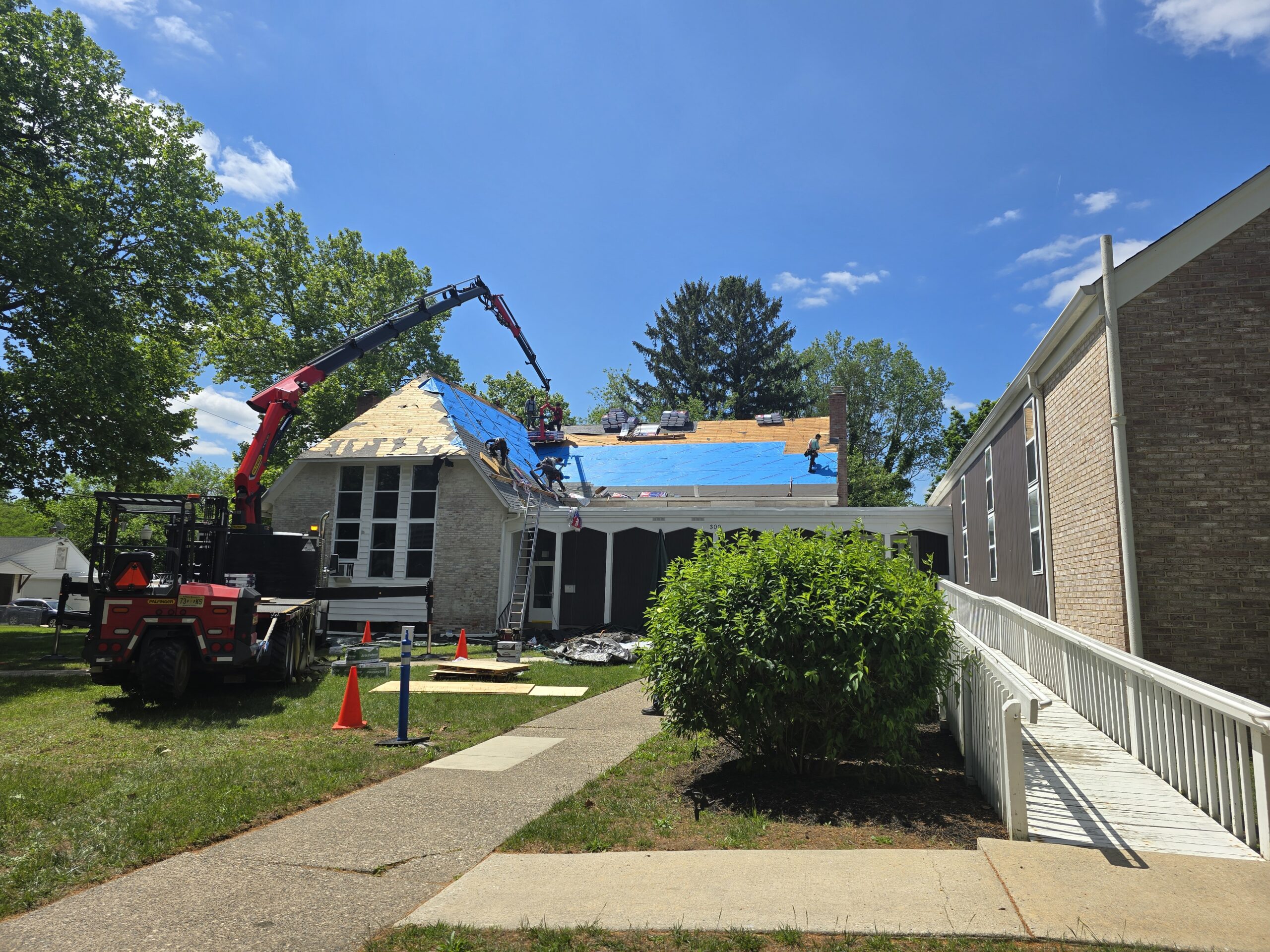 Roofing job site South Jersey NJ